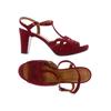 Chie Mihara Damen Sandale, Gr. 42, bordeaux, Leder