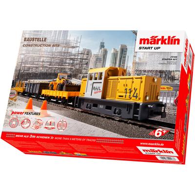 Modelleisenbahn-Set MÄRKLIN "Märklin Start up - Startpackung Baustelle 29188" Modelleisenbahnen gelb Kinder Made in Europe