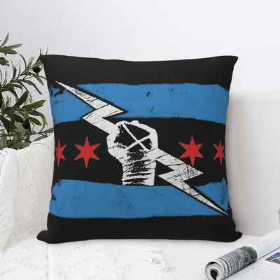 Cm Punk mit Kissen bezug Polyester Kissen Komfort Wurf kissen Sofa dekorative Kissen für zu Hause Image