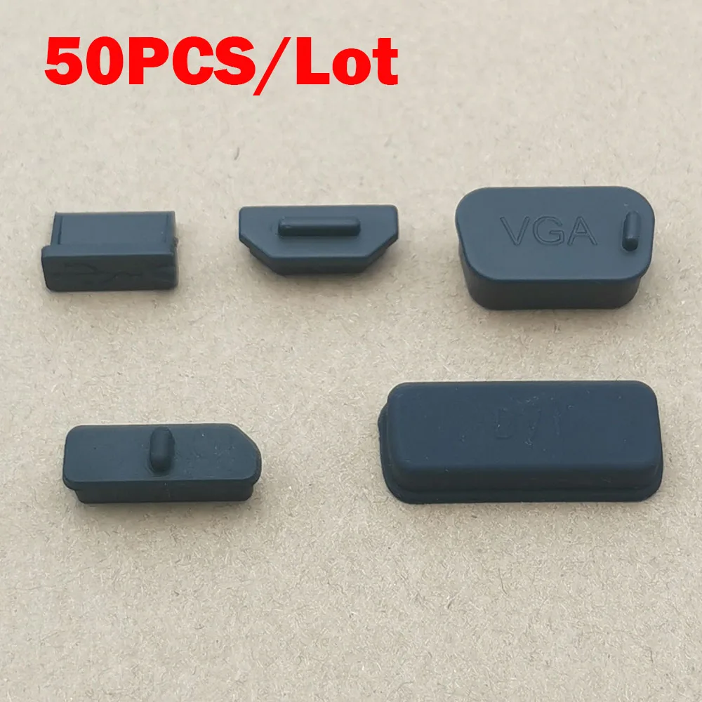 50 teile/los Staub Stecker USB HDMI VGA DVI Displayport Stecker Interface Staub Schutz Abdeckung Staubdicht Stopper Für Laptop Accessori Image