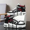 Luxus Kinder Schuhe Jungen Sneaker Mode Kinder Herbst Leder High Top Skater Schuhe Kinder Trainer