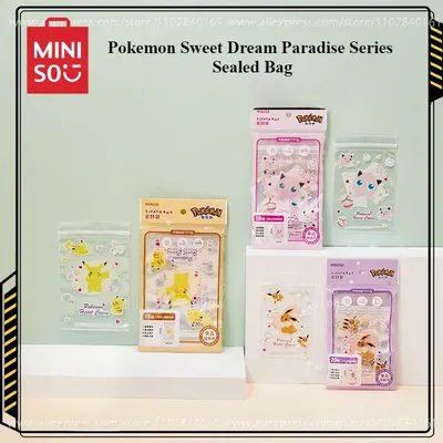 Miniso versiegelte Tasche Pokemon Sweet Dream Paradise Serie Lebensmittel qualität leicht zu tragen Image