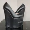 Dohbaner Frauen Pumps runde Zehen Plattform Keile Sandalen 20cm hand gefertigte Höhe erhöhen Damenschuhe Frau große Größe 39 43 45 47 48