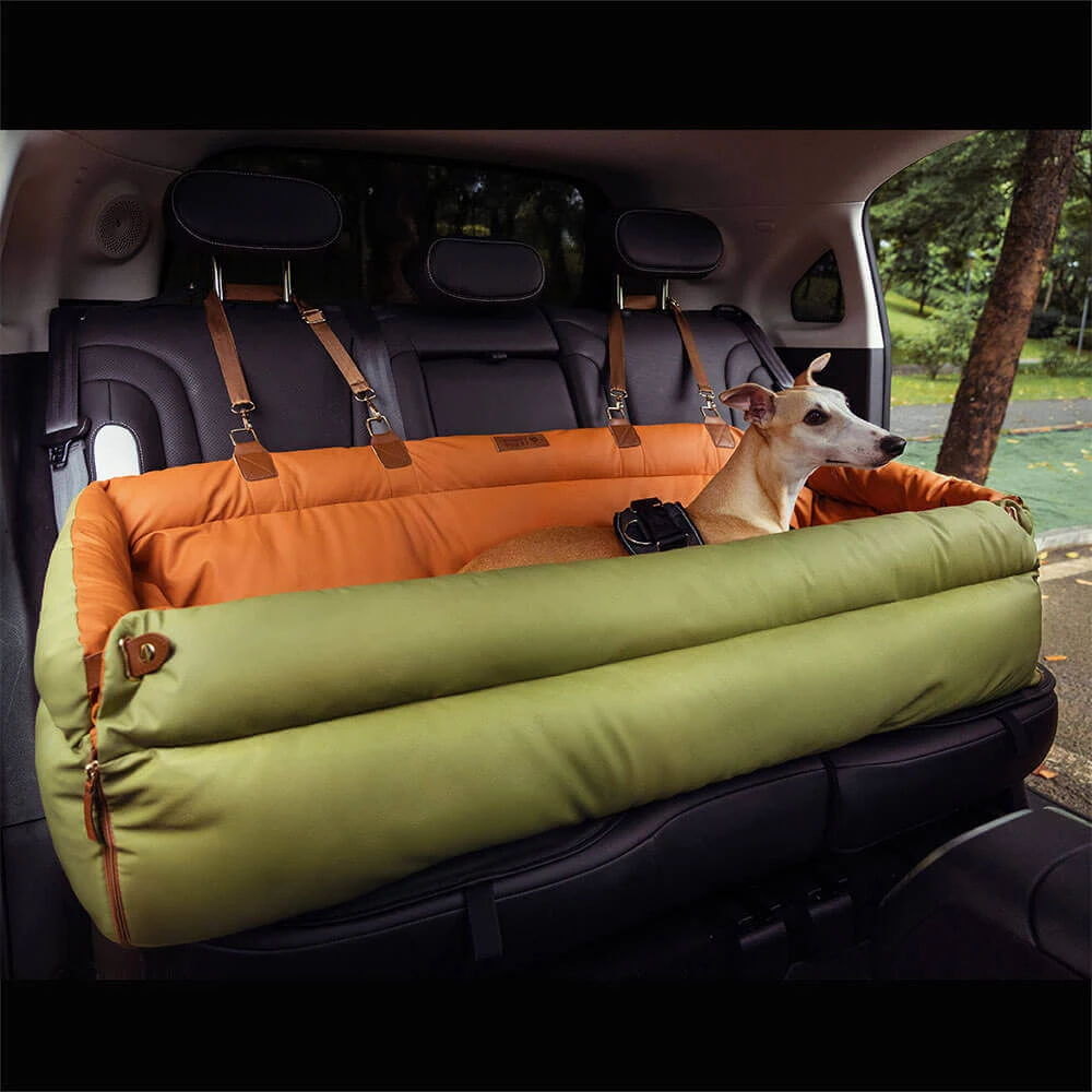 Winter Pet Outing Drehmaschine Luxus Kunstleder Hund Autositz/Katze Autobett/Booster Bett Pet Booster Autositz Hund Katze Reisesitz
