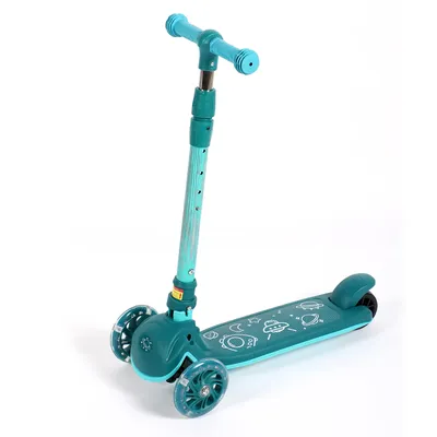 Kick Scooter for Kids, Wheel with Brake, Adjustable Height Handlebar, Lightweight, Aged 3-10, Wide