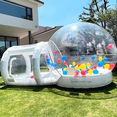 10ft inflatable Bubble Balloon House Bubble Tent for Kids Party Balloons Clear for Home Party