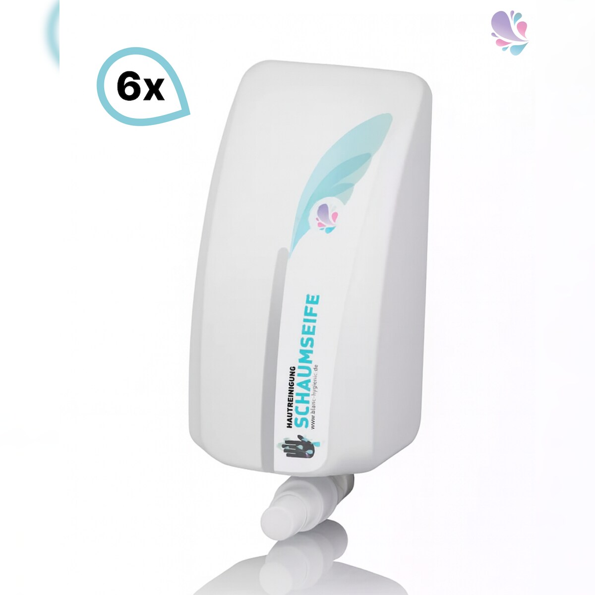 Blanc HYGIENIC Schaumseife mild Lavela, 6x1-Liter Kartuschen 15.000 Anwendungen je SET Image