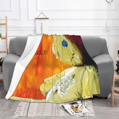 Doll Korn Metal Rock Band Blankets Flannel Summer Breathable Lightweight Thin Throw Blankets for Bed Bedroom Bedding Throws