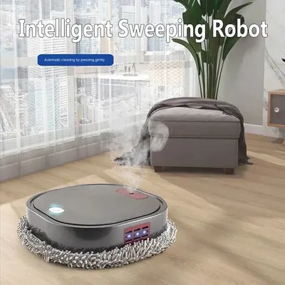 2024 New Rechargeable Smart Mopping Robot Spray Cleaner Dry and Wet 3 in 1 Sweep and Mop Robot