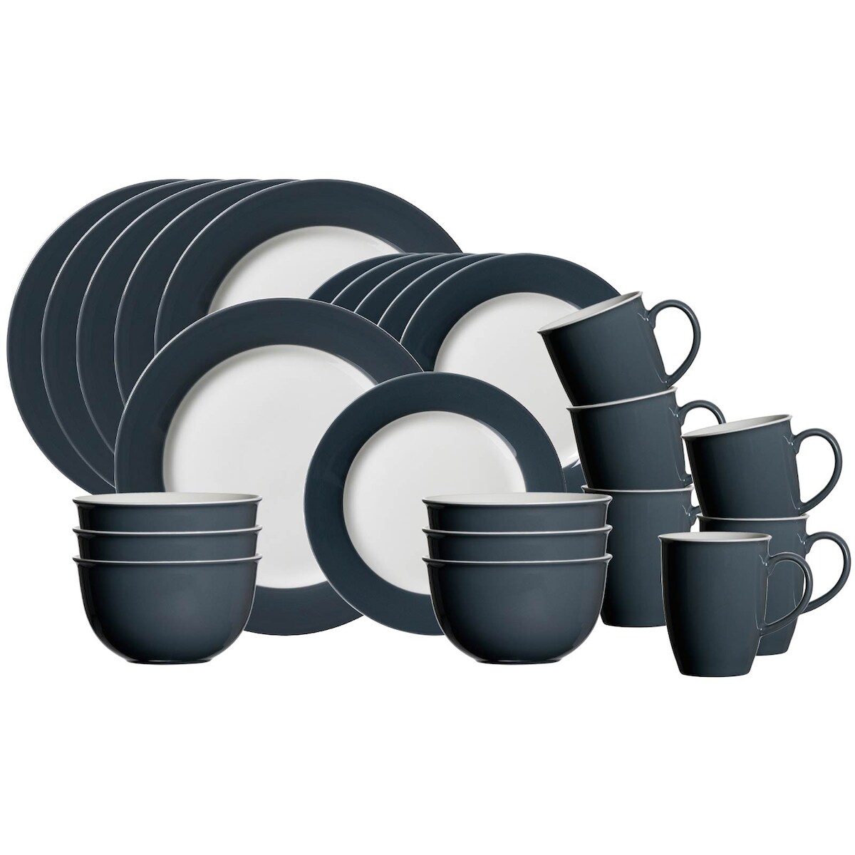 Ritzenhoff & Breker DOPPIO Kombiservice 24-teilig Anthrazit Image