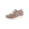 Schnürschuh WALDLÄUFER, Damen, Gr. 5, grau (taupe), Nubukleder, Glattleder, modisch, Schuhe