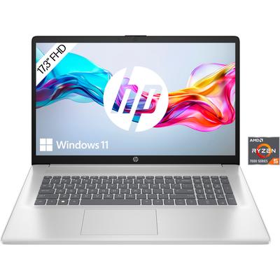 HP Notebook "17-cp2251ng", beige (natural silber), 8 GB RAM 512 GB SSD, Ryzen 5, Windows 11, Notebooks