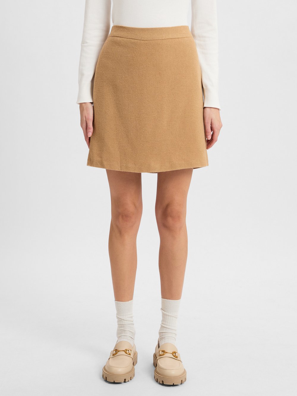 Marie Lund Minirock Damen camel, 42
