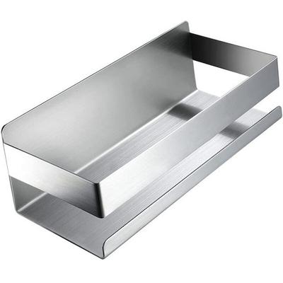 Jusch - Badezimmerkorb/Regal, Edelstahl, 24 x 10,6 x 7 cm, Silber Image