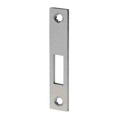 Schließblech S413 Stahl silber Breite 20 x Länge 105 mm käntig din links / rechts flach Image