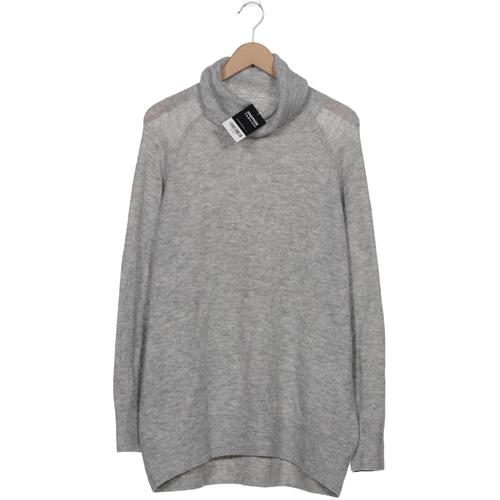 H&M Damen Pullover, Gr. 36, grau, Elasthan, Synthetik