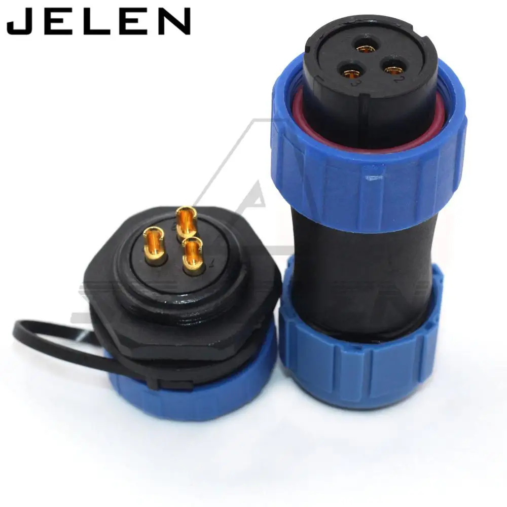 SP21 LED kabel stecker 3pin Weibliche stecker männlichen buchse, Inversion wasserdichten Stecker, IP68 Image