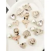16PCS Ballett Mädchen Schuh Charms ABS Strass Schnalle Dekorationen DIY Bling Schmuck Kleine Clog Zubehör Fit Frauen Halloween geschenk