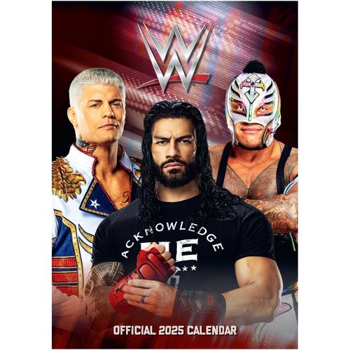 WWE 2025 Offizieller Kalender für Herren – A3