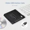 Custodie per unità ottiche esterne da 9,5 mm/12,7 mm Custodia per unità DVD USB 3.0 + tipo C per lettore ottico masterizzatore CD DVD RW
