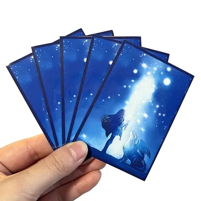 YuGiOh Trading Cards Protector World Legacy's Continuation Anime Double Sleeved Transparent Front Shield Cover Color63x90mm 60ct Image