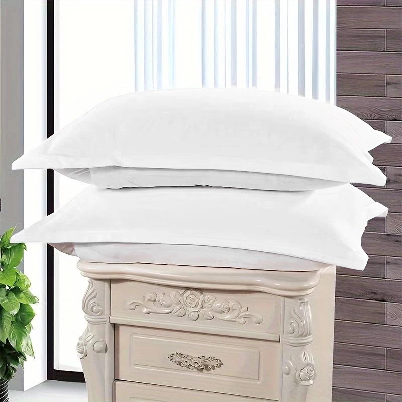 2 stücke Kissen bezug aus 100% gebürstetem Polyester faser (kernlos), super weich und bequem, Anti-Falten, verblassen und schmutz abweisend Image