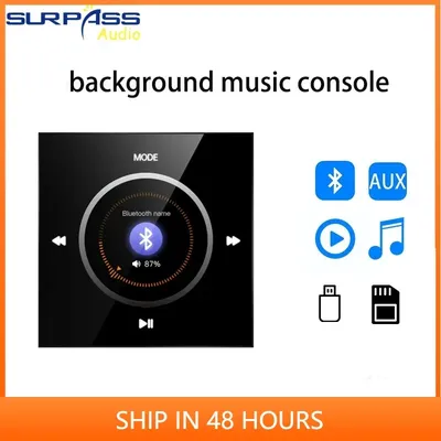 Heimkino Min BT Wandhalterung Stereo Wandverstärker Hintergrundmusik Controller Fernbedienung Image