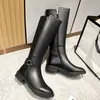 Schuhe Frauen Stiefel Mode Herbst PU Leder Stiefel Weibliche Stretch Schwarz Roma Knie-Länge Schuhe
