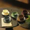 Mini tazza da caffè carina in scala 1/6 con piattino cucchiaio in miniatura casa delle bambole stoviglie da cucina per barbie accessori per alimenti per bambole Blyth