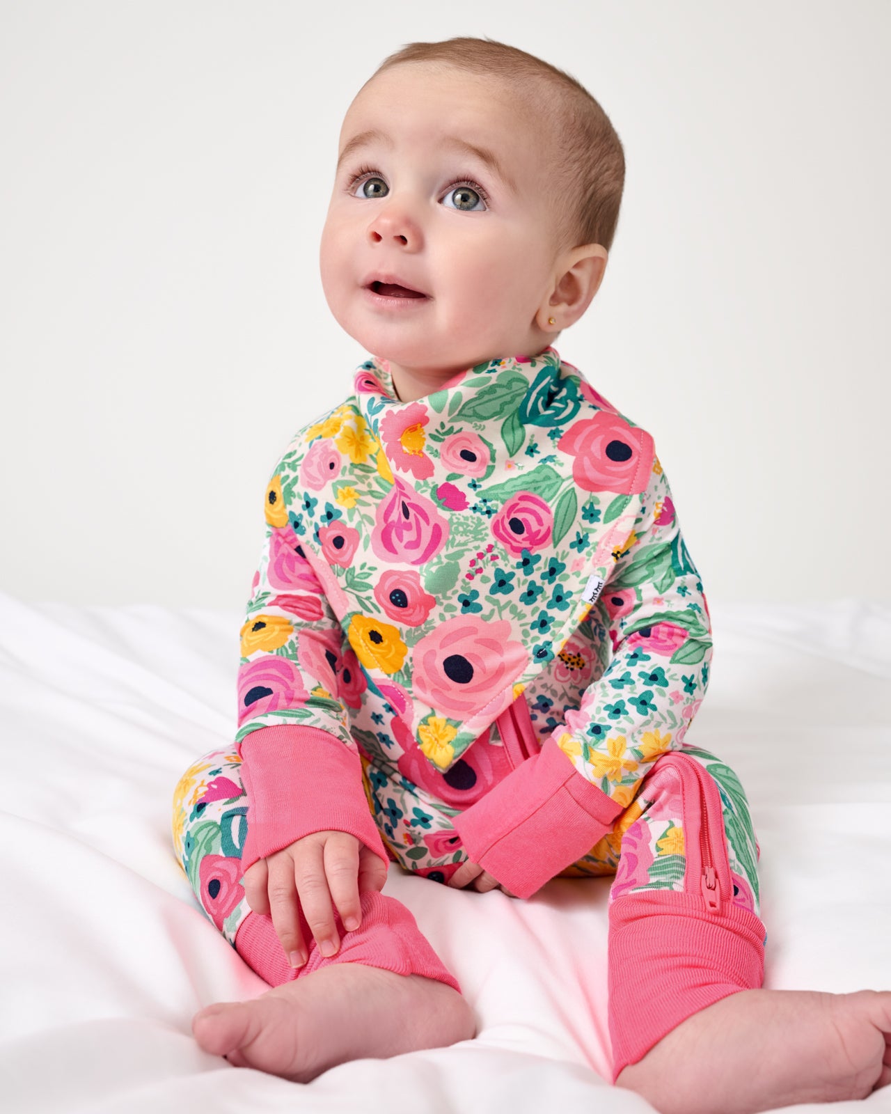 Secret Garden Bamboo Bandana Bib - OSFA