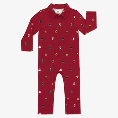 Cool Christmas Polo Romper - 12-18 months