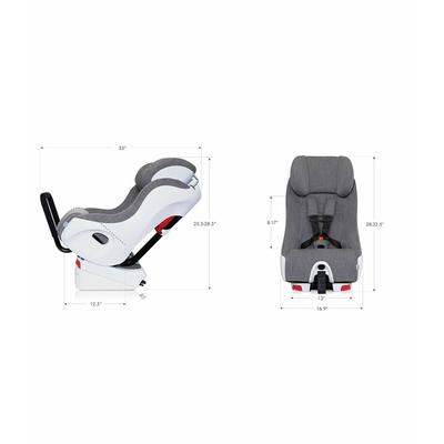 Clek Foonf Convertible Car Seat + Drink & Mat Thingy Bundle - C-Zero Shadow