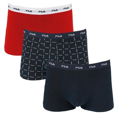 Boxershorts FILA, Herren, Gr. S, bunt, Obermaterial: 95% Baumwolle, 5% Elasthan, eng, Unterhosen, mit elastischem Logobund Image