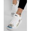 Sneaker DOGO "Ace Sneakers The Wise Owl Damen Sneaker / Female", Damen, Gr. 40, Normalschaft, weiß, Lederimitat, casual, Schuhe, Vegan