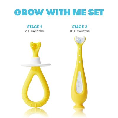 FridaBaby Grow-with-Me Training Toothbrush Set