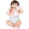 Finn+Emma Romper, 3-6m - Zebras