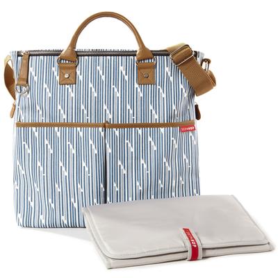 Skip Hop Duo Special Edition Diaper Bag - Blueprint Stripe