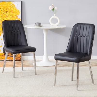 Ergonomic Dining Chairs High Back Upholstered Dining Chairs Study Office Chairs Party Chairs for Kitchens Bedrooms and Offices