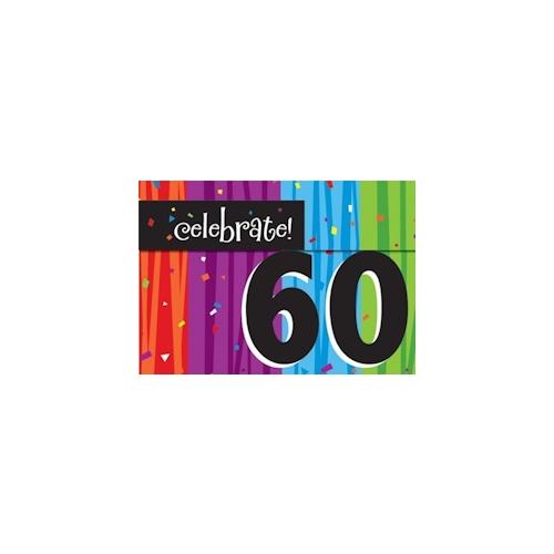 60. Geburtstag Einladungskarten