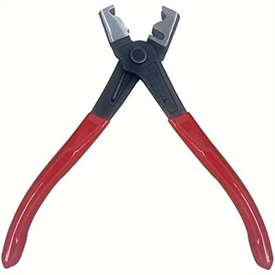 TEMU 7in -r Type Hose Clamp Plier, Cv Boot Clamp Snap Pliers, Heavy-duty Metal For Car Water Air Conditioner Pipe Repair Image