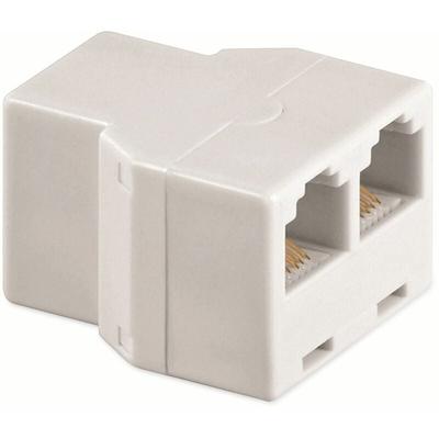 Isdn T-Adapter, 3x RJ11 Buchse, weiß - Goobay Image