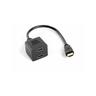 Lanberg - Adapter hdmi male/hdmi female x2 splitter 20cm