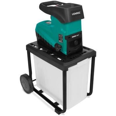 Häcksler Garten – Gartenhäcksler – Walzenhäcksler – Leiser Induktionsmotor – 2800W – Für Äste bis Image
