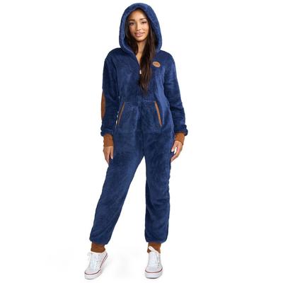 Women's Navy Sherpa Jumpsuit