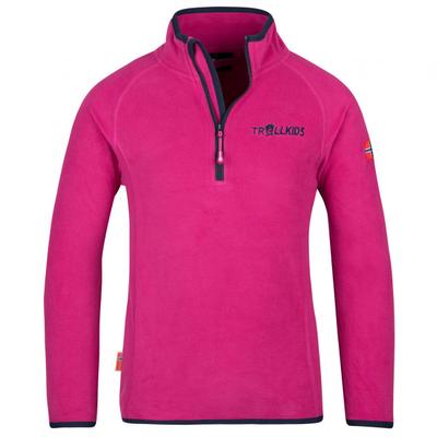 Trollkids - Kid's Nordland Half Zip - Fleecepullover Gr 110 rosa