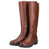 Stiefel REMONTE, Damen, Gr. 41, Normalschaft, braun, Leder, klassisch, Schuhe, Blockabsatz, Businesschuh, Langschaftstiefel Innenreißverschluss