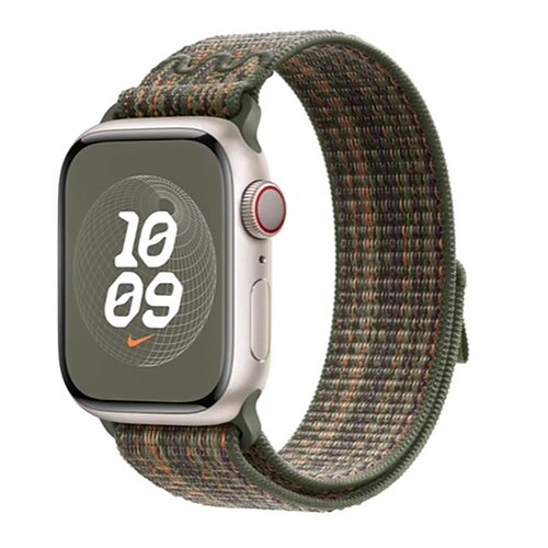 Sportarmband Kompatibel mit Apple Watch Armband 38mm 40mm 41mm 42mm 44mm 45mm 49mm Verstellbar Stoff Ersatzarmband für iwatch Ultra 2 Series 9 8 7 SE 6 5 4 3 2 1 Image