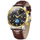 Neue Olevs Ole Marke Mode Trend Business Herren Gürtel Uhr Leuchtender Kalender Kleine Drei-Zeiger Multifunktionsuhr Einfache Freizeit Wasserdichte Sport Uhr