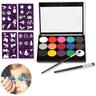 Crea - Kit de peinture corporelle pour peinture corporelle, palette professionnelle de 15 couleurs