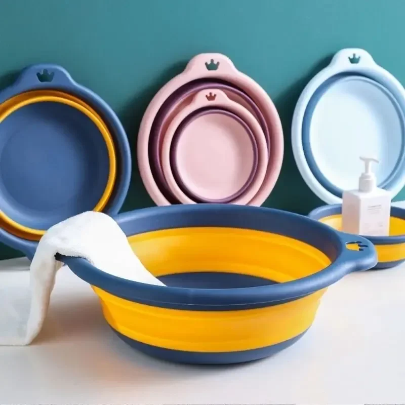 Klapp becken tragbares Kunststoff-Reise klapp waschbecken sicheres und langlebiges Klapp waschbecken Badezimmer liefert langlebiges Waschbecken